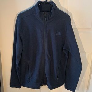 North Face Men's Navy TKA Glacier Full-Zip (M)